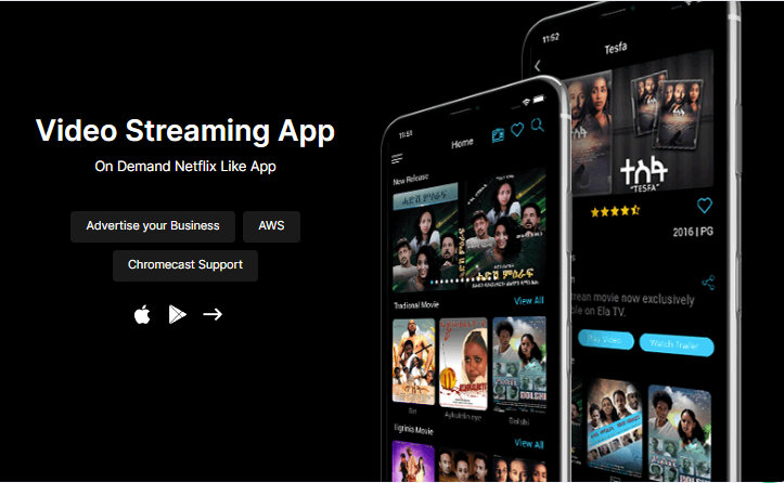 Ela TV - OTT APP On Demand Video Streaming App
